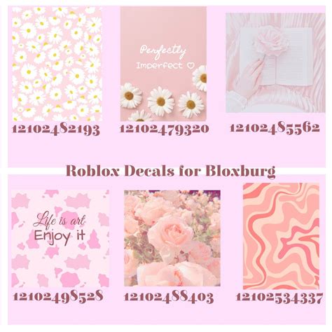 decal codes for roblox|cute roblox decal codes.